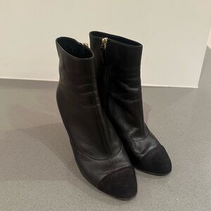 Chanel Leather Ankle Boots
Black